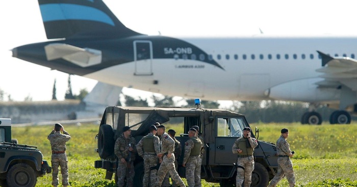 Passengers from hijacked Libyan plane leave Malta for home 